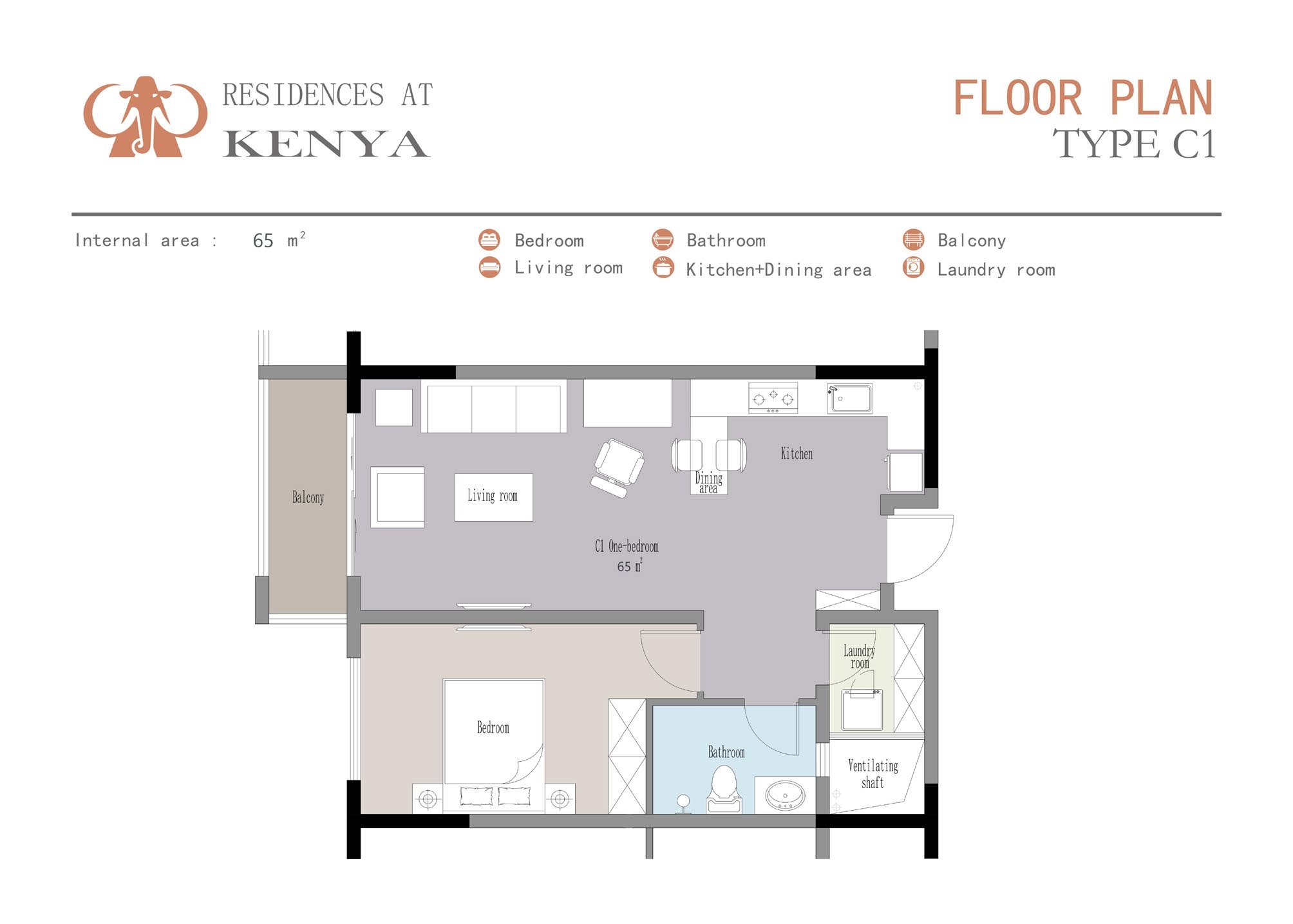 image of floor plan for c1 apartment sale lesonia